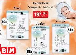 SLEEPY BİO NATURAL BEBEK BEZİ SLEEPY BİO NATURAL